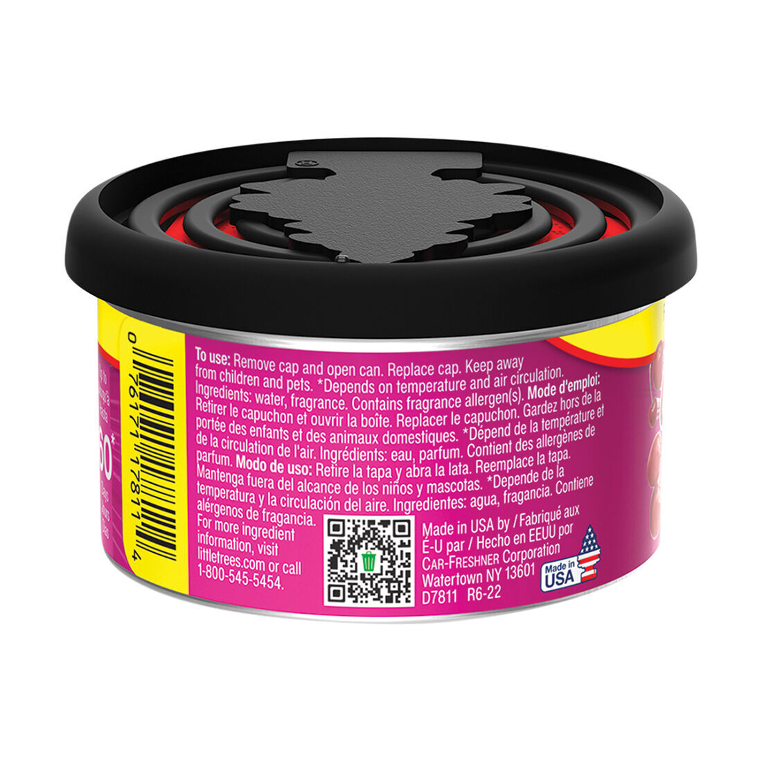 Cherry Blast - Fiber Can Car Air Freshener