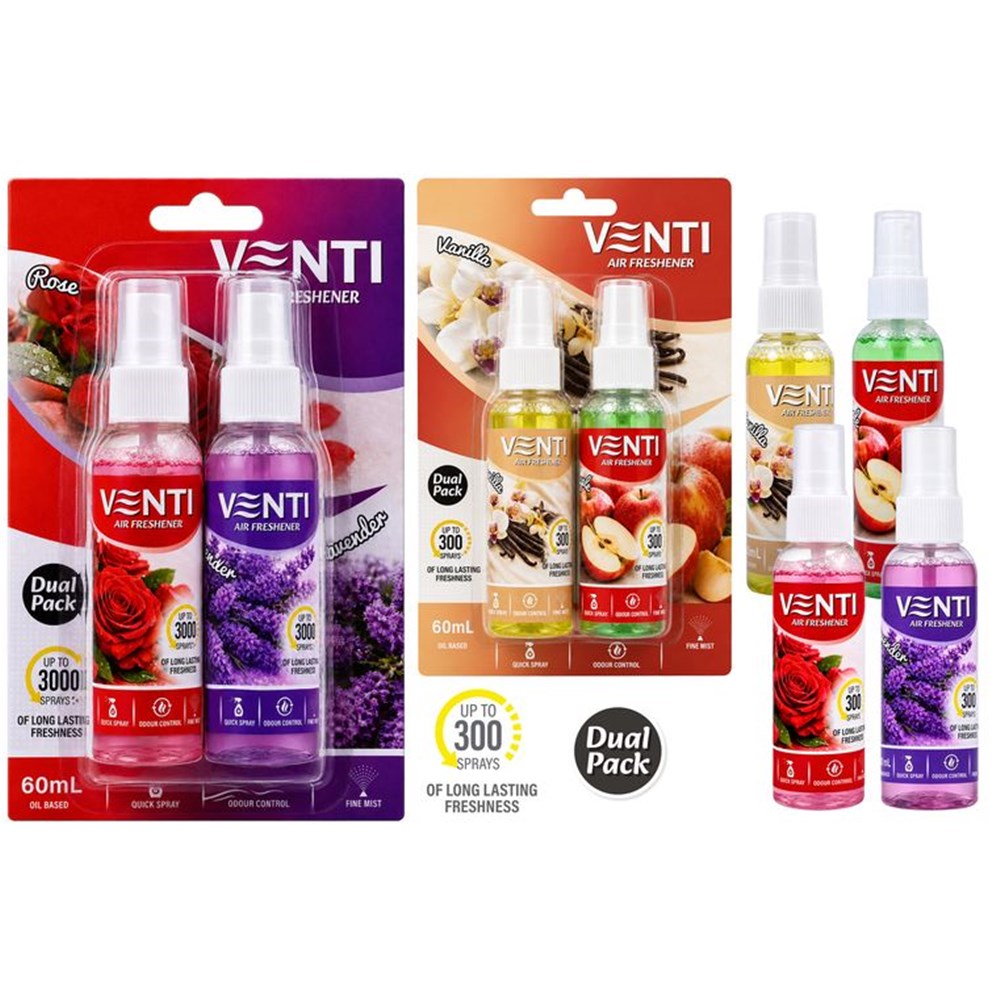 Car Air Freshener Spray (2 Pack)