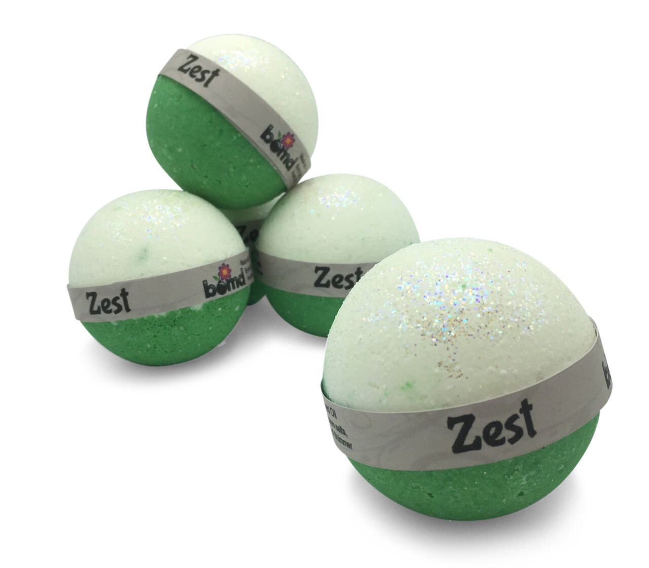 Zest Green Citrus Burst - Bubble Bath Bomb (150g)