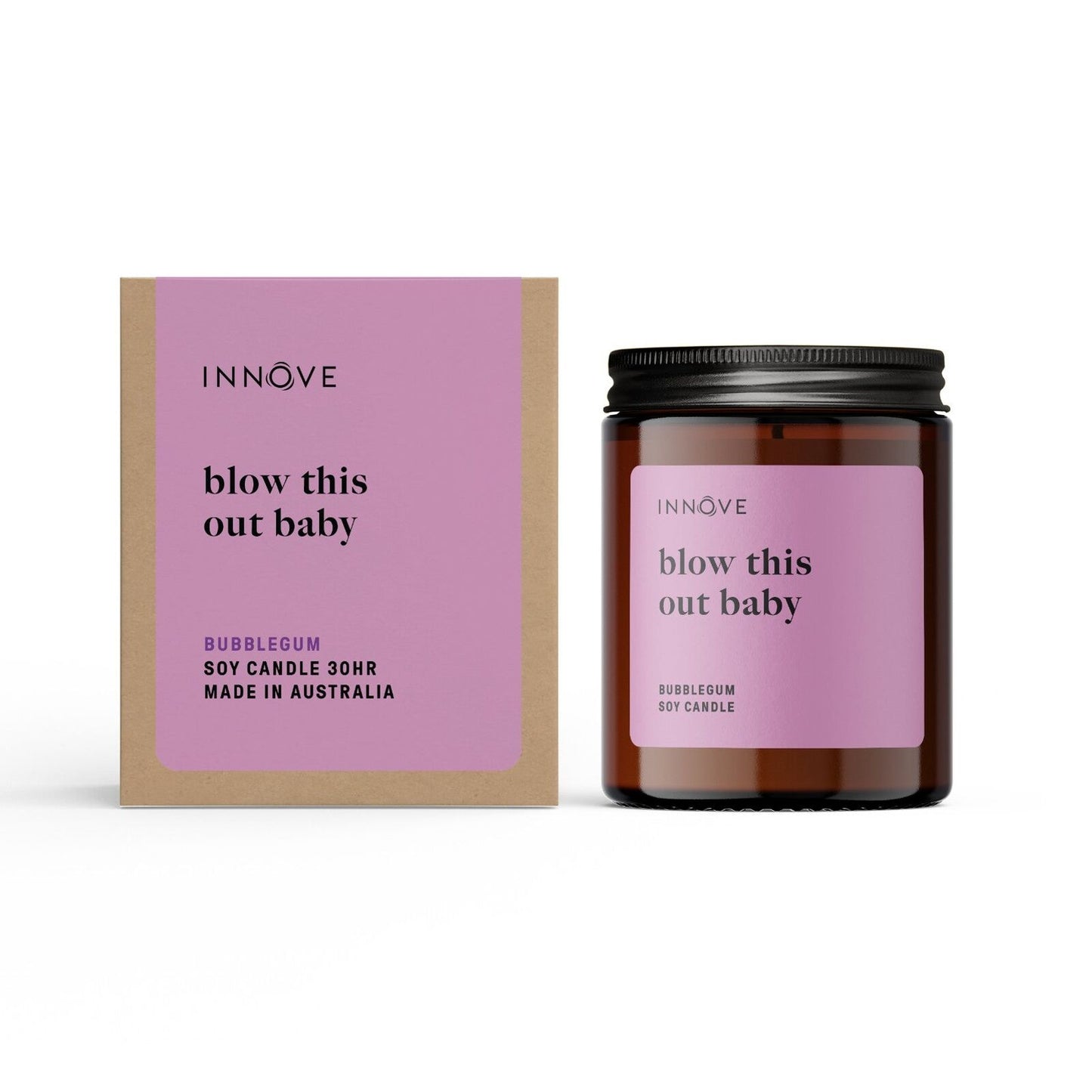 Blow This Out Baby - Bubblegum Soy Candle