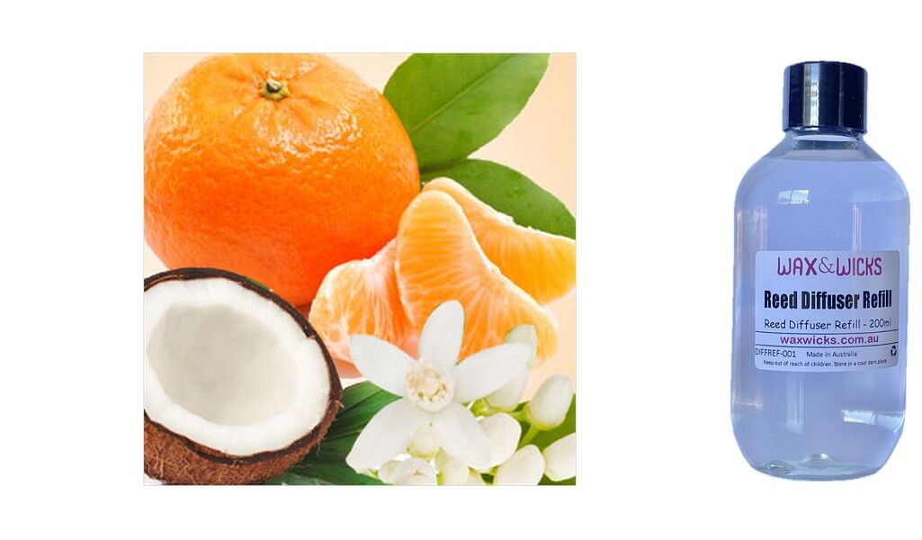Coconut & Mandarin - Reed Diffuser Refill