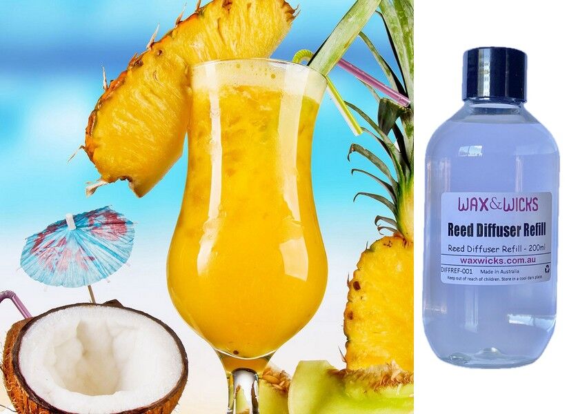 Coconut, Pineapple & Vanilla - Reed Diffuser Refill