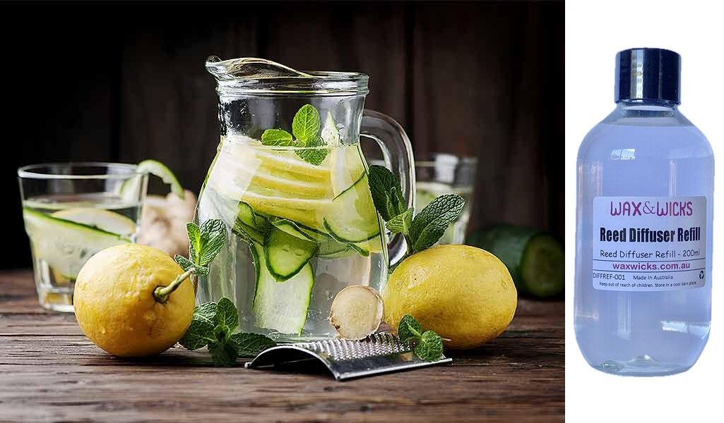 Cucumber Ginger & Mint - Reed Diffuser Refill