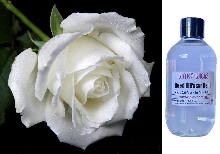 White Rose & Bergamot - Reed Diffuser Refill