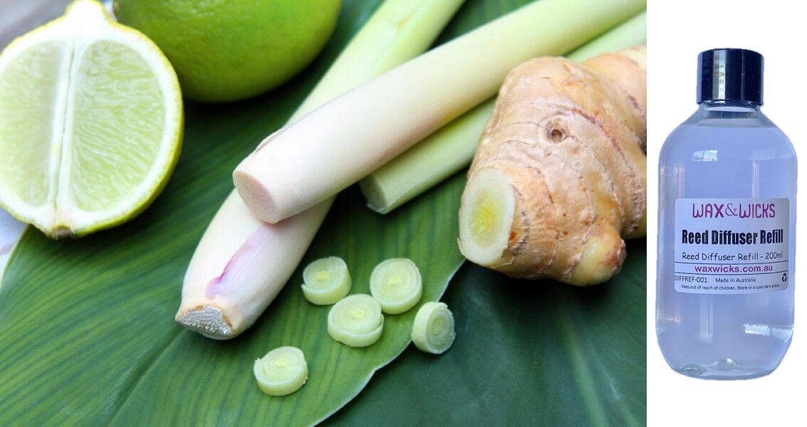 Lemongrass & Ginger - Reed Diffuser Refill