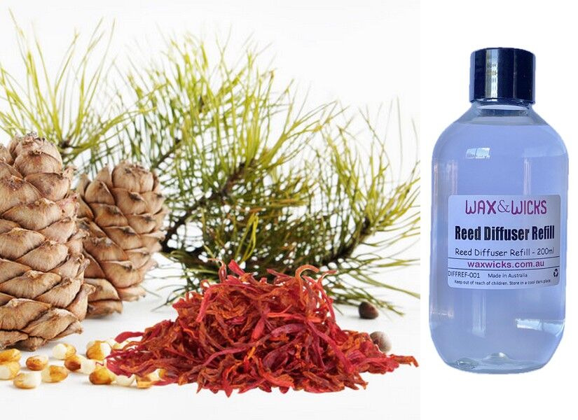 Cedar & Saffron - Reed Diffuser Refill