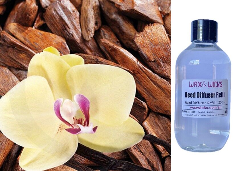 Double Vanilla & Sandalwood - Reed Diffuser Refill