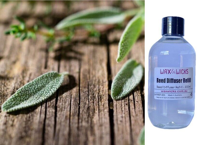 Fresh Sage & Driftwood - Reed Diffuser Refill