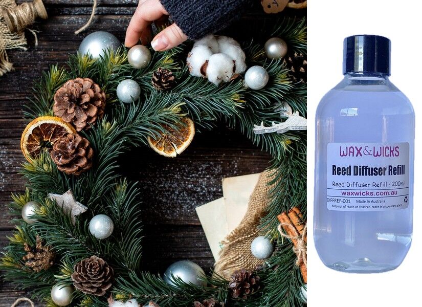 Holiday Wreath - Reed Diffuser Refill