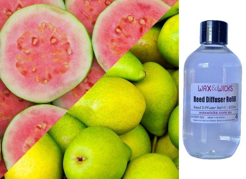 Green Pear & Guava - Reed Diffuser Refill