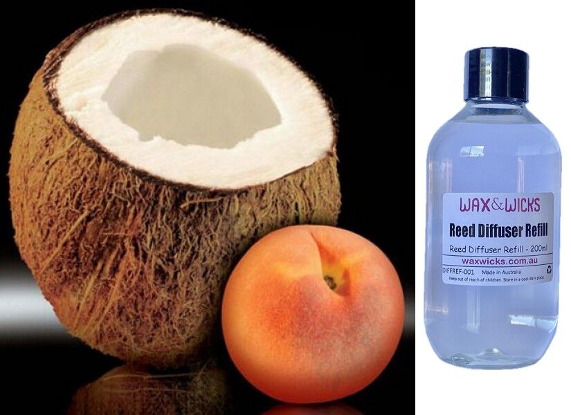 Coconut & Peach - Reed Diffuser Refill