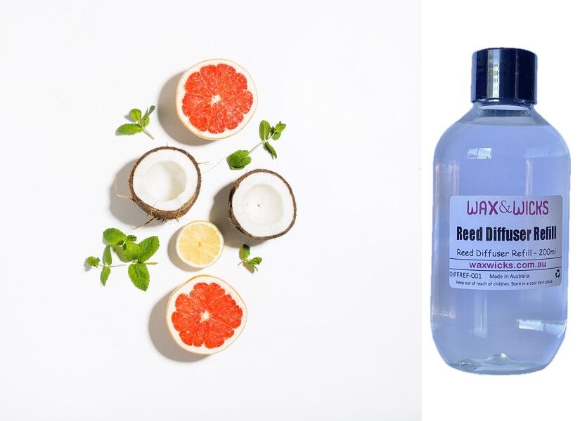 Grapefruit, Lime & Coconut - Reed Diffuser Refill