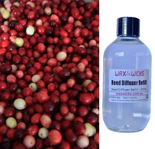 Cranberries & White Musk - Reed Diffuser Refill
