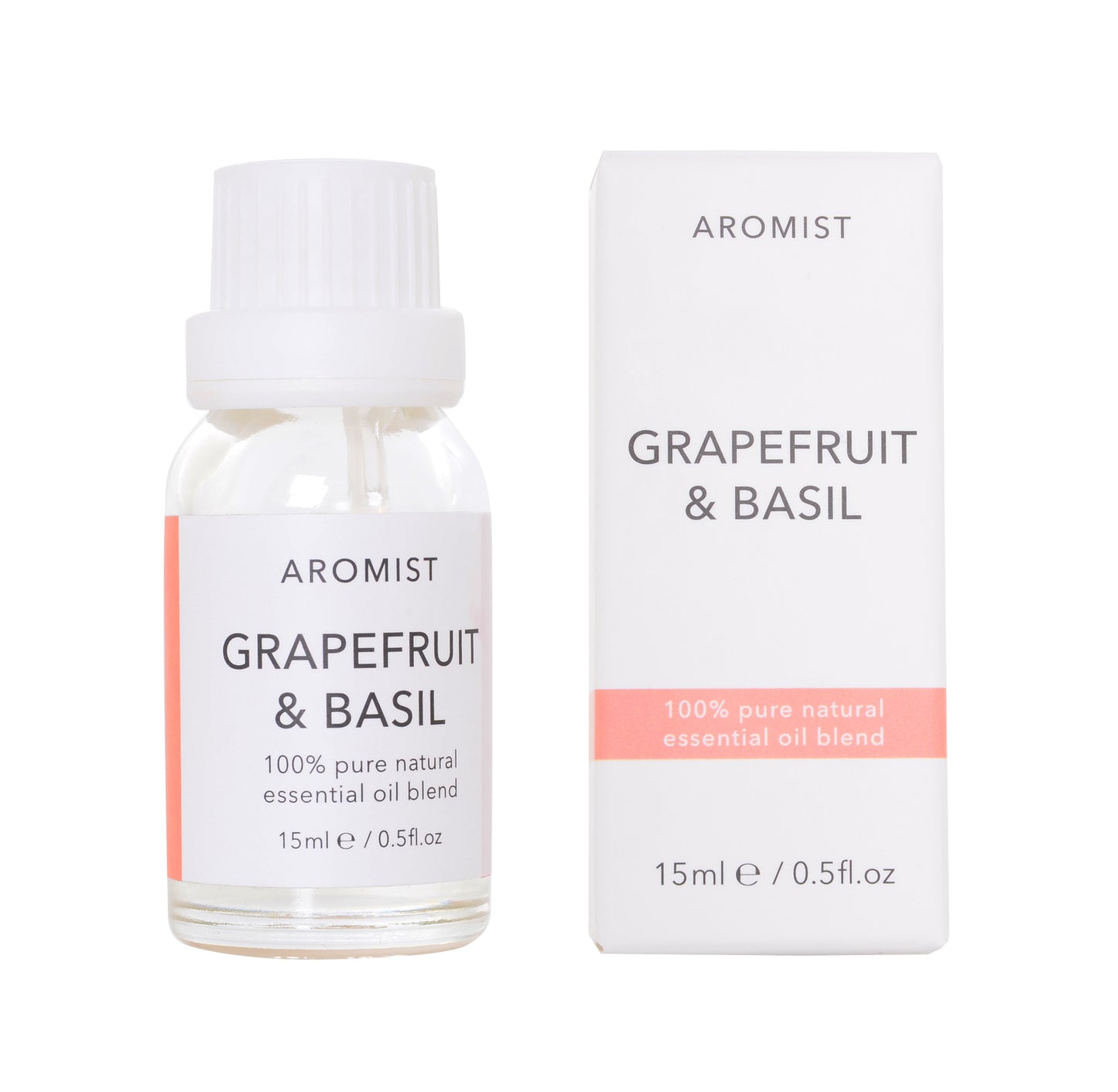Grapefruit & Basil - Natural Oil Blend (15ml)