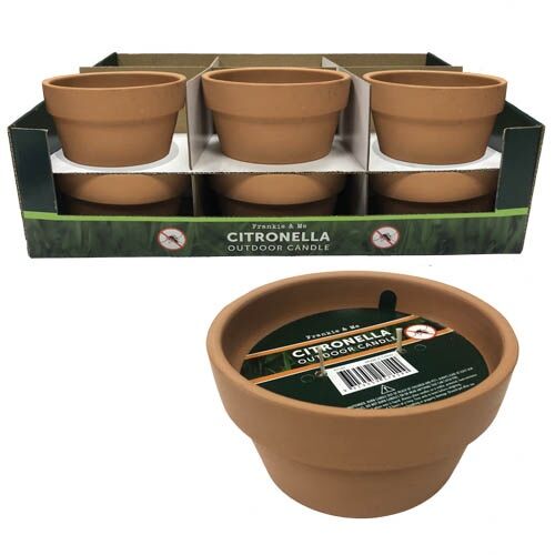 Citronella Candle - Terracotta Pot (Medium)