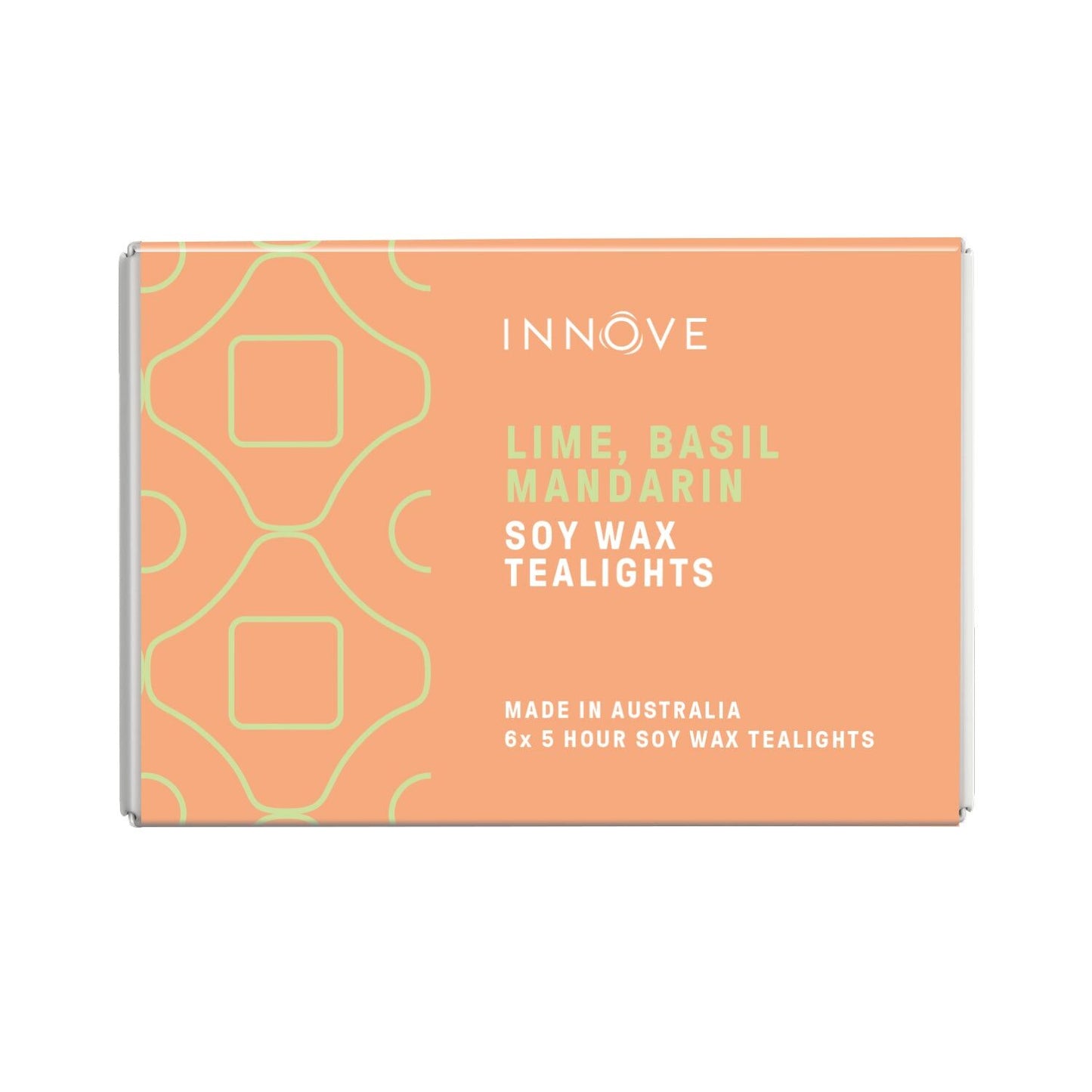 Lime Basil Mandarin - Soy Tea Light Candles
