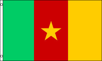 Cameroon Polyester Flag (5ft x 3ft)