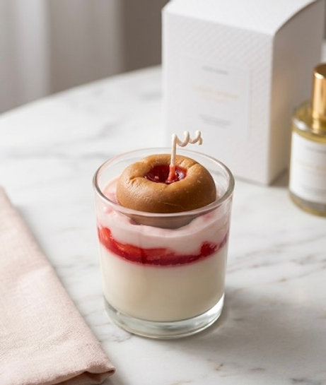 Hot Jam Donut - Dessert Candle