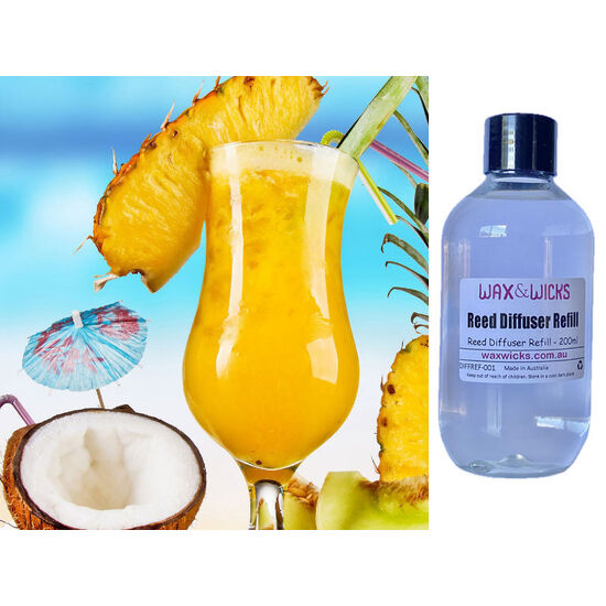 Coconut, Pineapple & Vanilla - Reed Diffuser Refill 