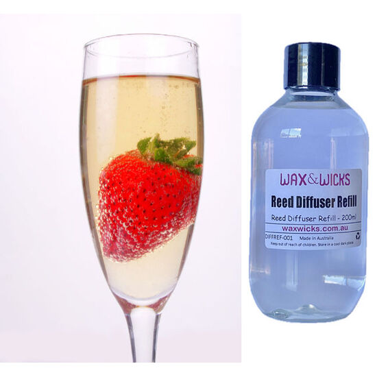 Champagne & Strawberries - Reed Diffuser Refill 