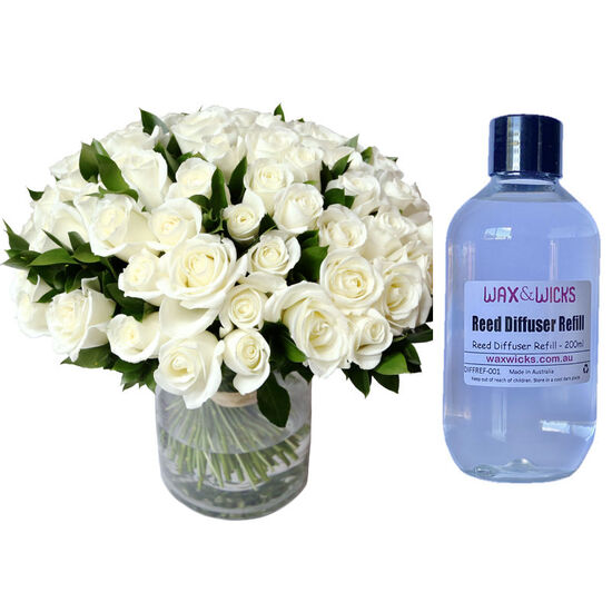 Sheer Lily & White Rose - Reed Diffuser Refill 