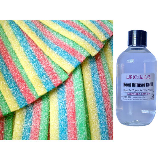 Rainbow Sour Strips - Reed Diffuser Refill 