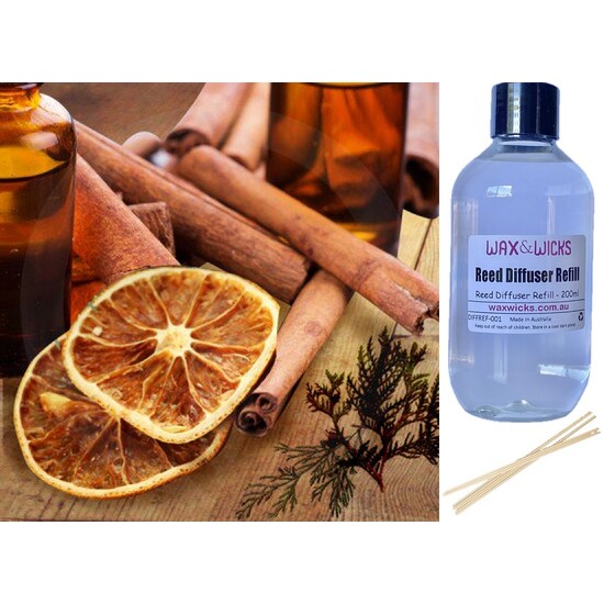 Clove, Orange & Cedarleaf - Reed Diffuser Refill 