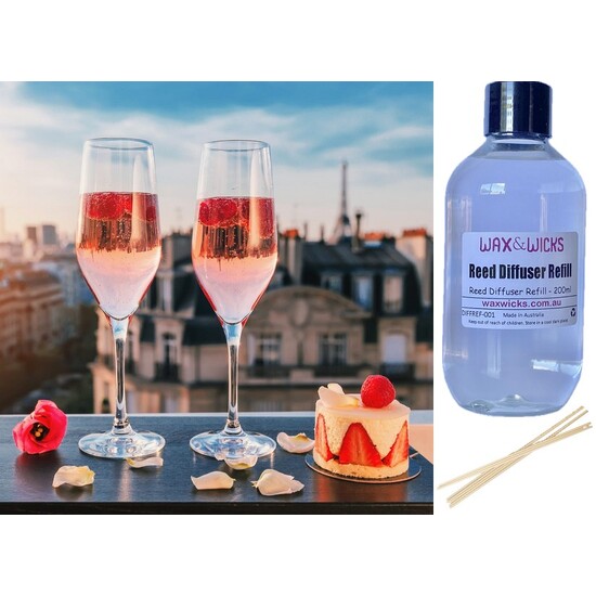 Champagne & Red Raspberries - Reed Diffuser Refill 