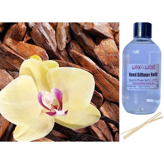 Double Vanilla & Sandalwood - Reed Diffuser Refill 