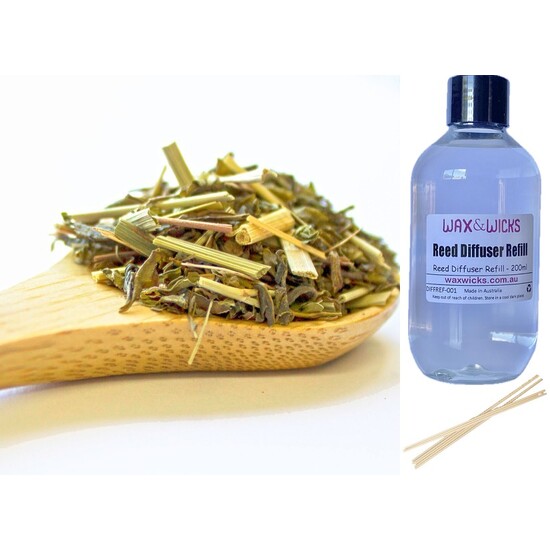 Green Tea & Lemongrass - Reed Diffuser Refill 