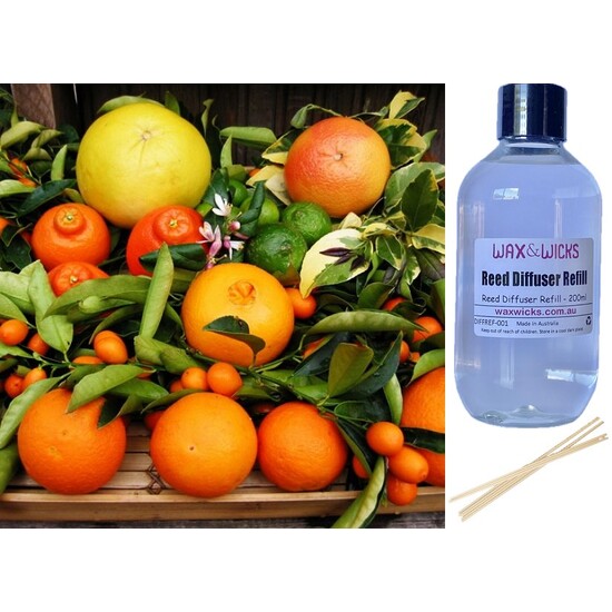 Sun Drenched Clementine - Reed Diffuser Refill 