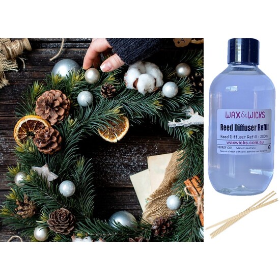 Holiday Wreath - Reed Diffuser Refill 