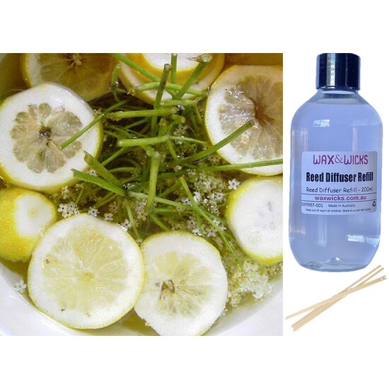 Lime, Coconut & Elderflower - Reed Diffuser Refill 