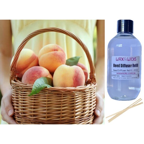 White Peach & Musk - Reed Diffuser Refill 