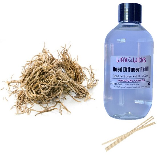 Suede & Musky Vetiver - Reed Diffuser Refill 