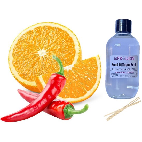 Sweet Orange Chilli Pepper - Reed Diffuser Refill 