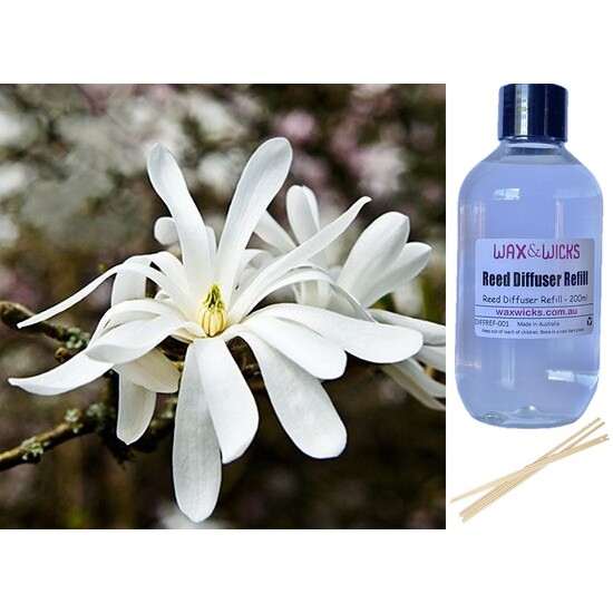 White Magnolia & Citrus - Reed Diffuser Refill 