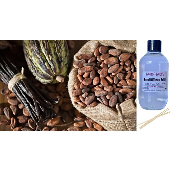 Vanilla & Cocoa Beans - Reed Diffuser Refill 