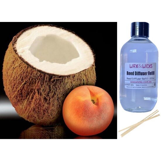 Coconut & Peach - Reed Diffuser Refill 