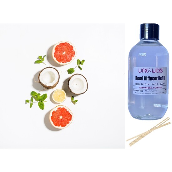 Grapefruit, Lime & Coconut - Reed Diffuser Refill 