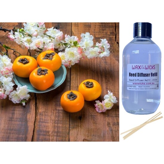 White Lily & Persimmon - Reed Diffuser Refill 