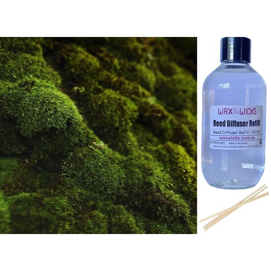 Amber Teak & Moss - Reed Diffuser Refill 