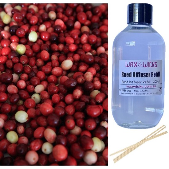 Cranberries & White Musk - Reed Diffuser Refill 