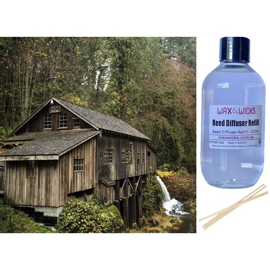 Crisp Cedar & Amber - Reed Diffuser Refill 