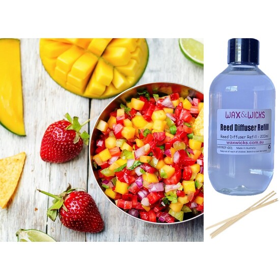 Mango Peach Salsa - Reed Diffuser Refill 