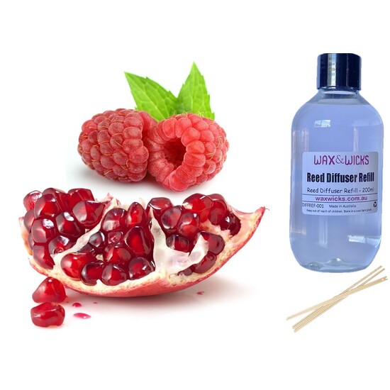 Raspberry & Sweet Pomegranate - Reed Diffuser Refill 