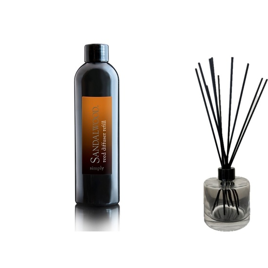 Sandalwood - Reed Diffuser Set