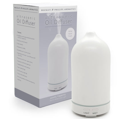 White Stone Ultrasonic Aroma Oil Diffuser