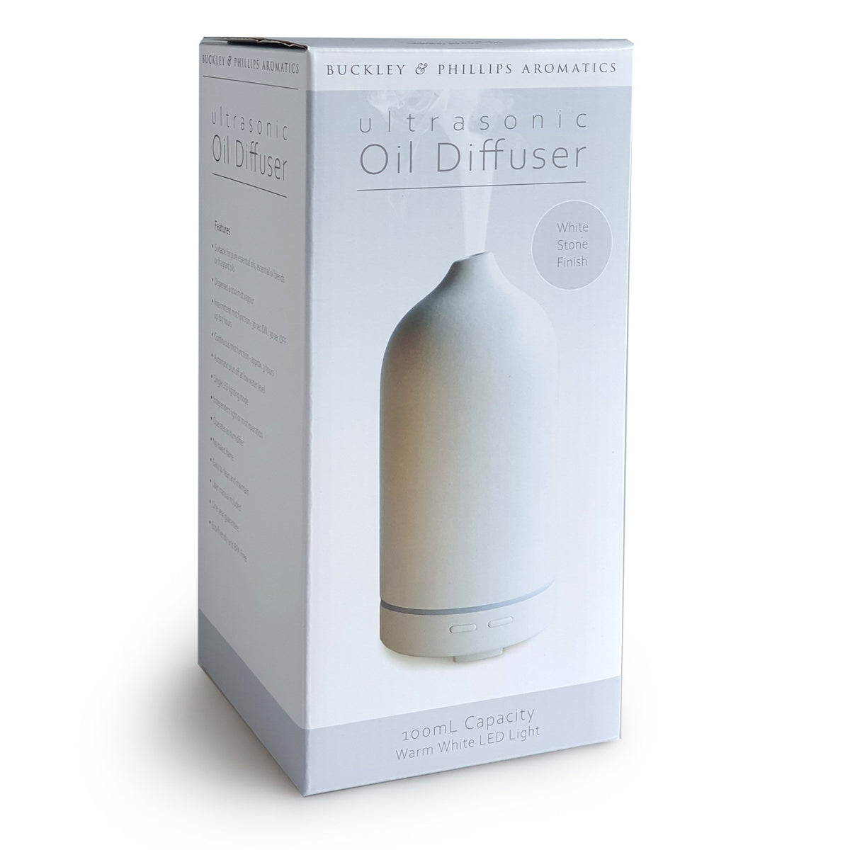 White Stone Ultrasonic Aroma Oil Diffuser