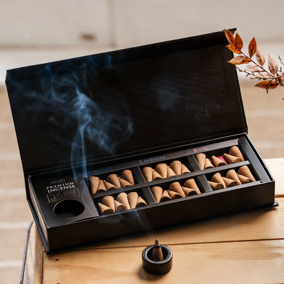 Simply Incense Cone Sampler Collection Box Set
